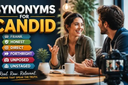 Synonyms for Candid