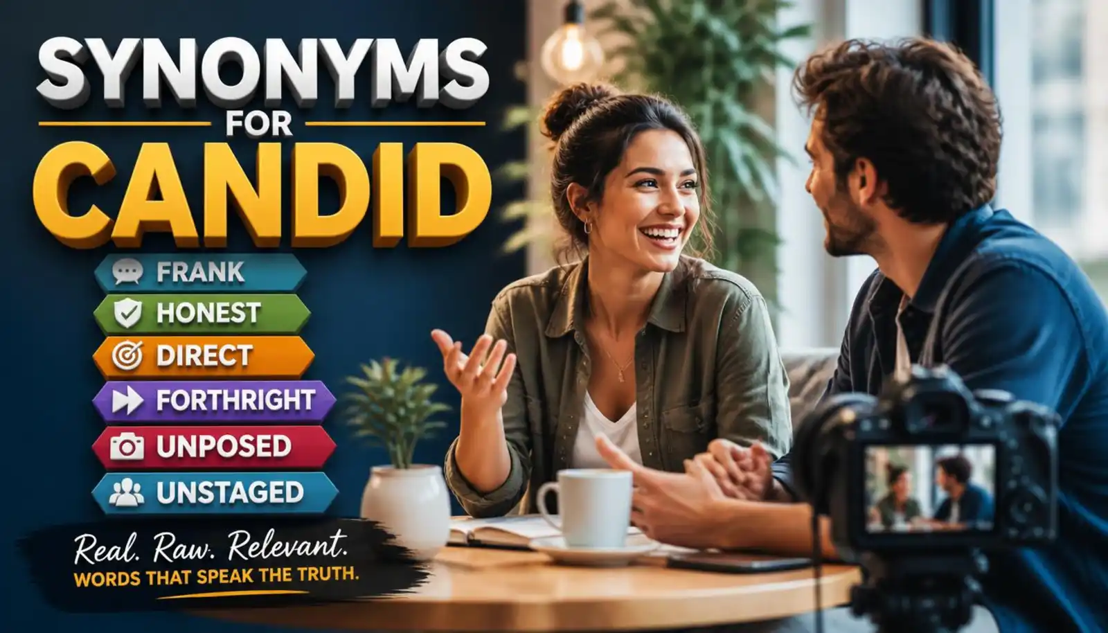 Synonyms for Candid