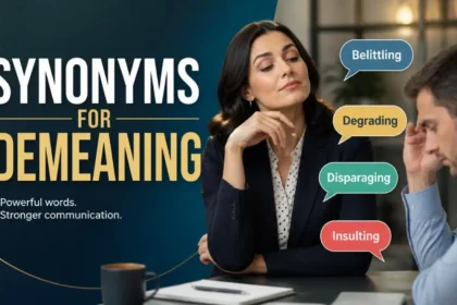 synonyms-for-demeaning