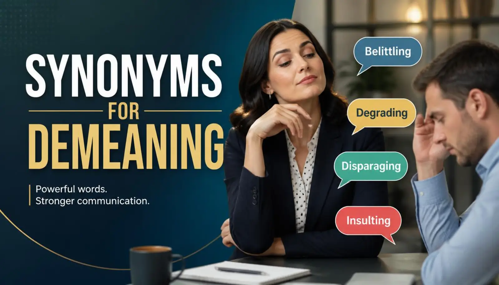 synonyms-for-demeaning
