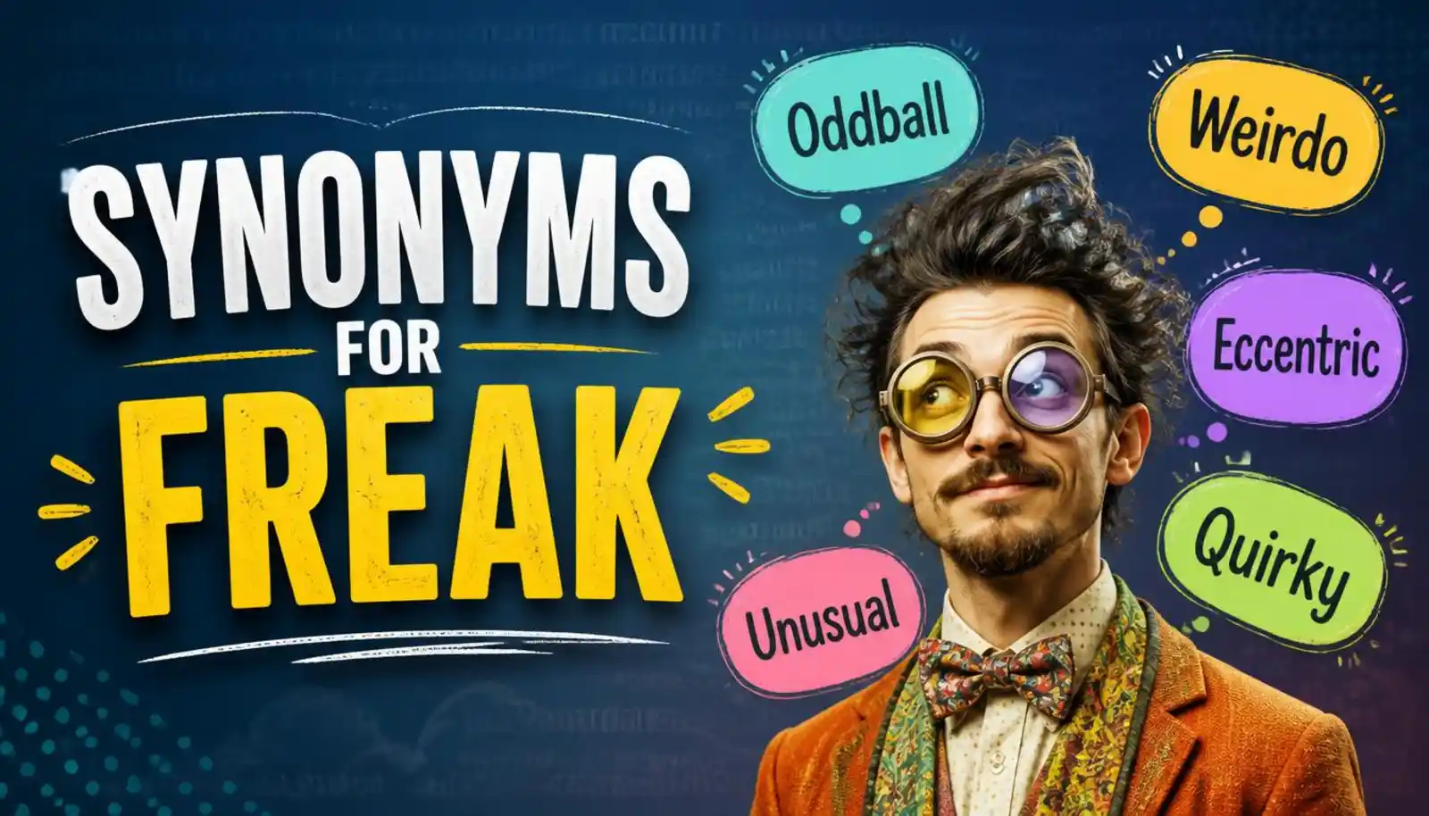 synonyms for freak