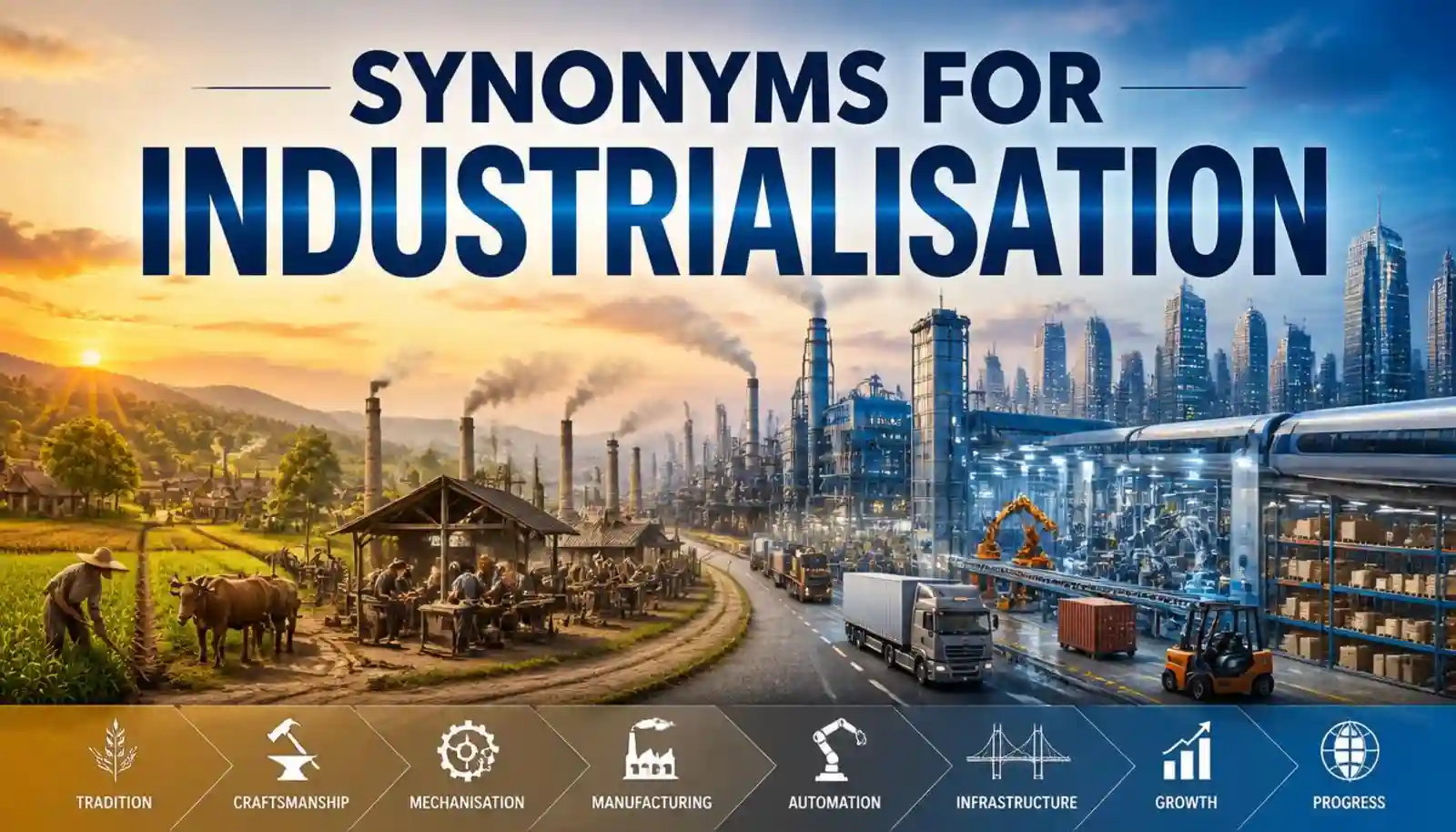 Synonyms for Industrialisation