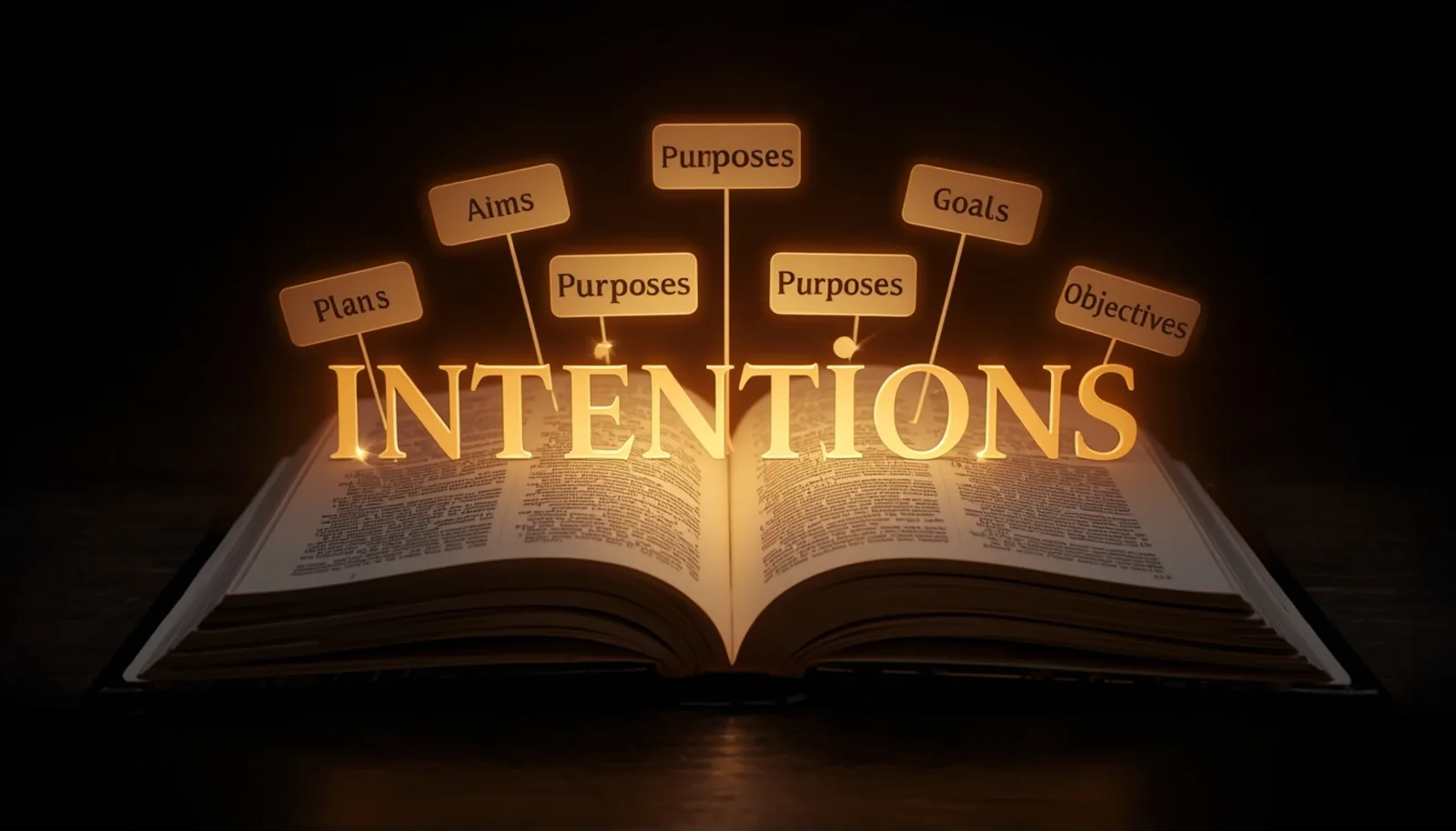 Synonyms for Intentions