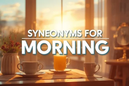 Synonyms for Morning