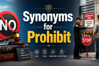 Synonyms for Prohibit
