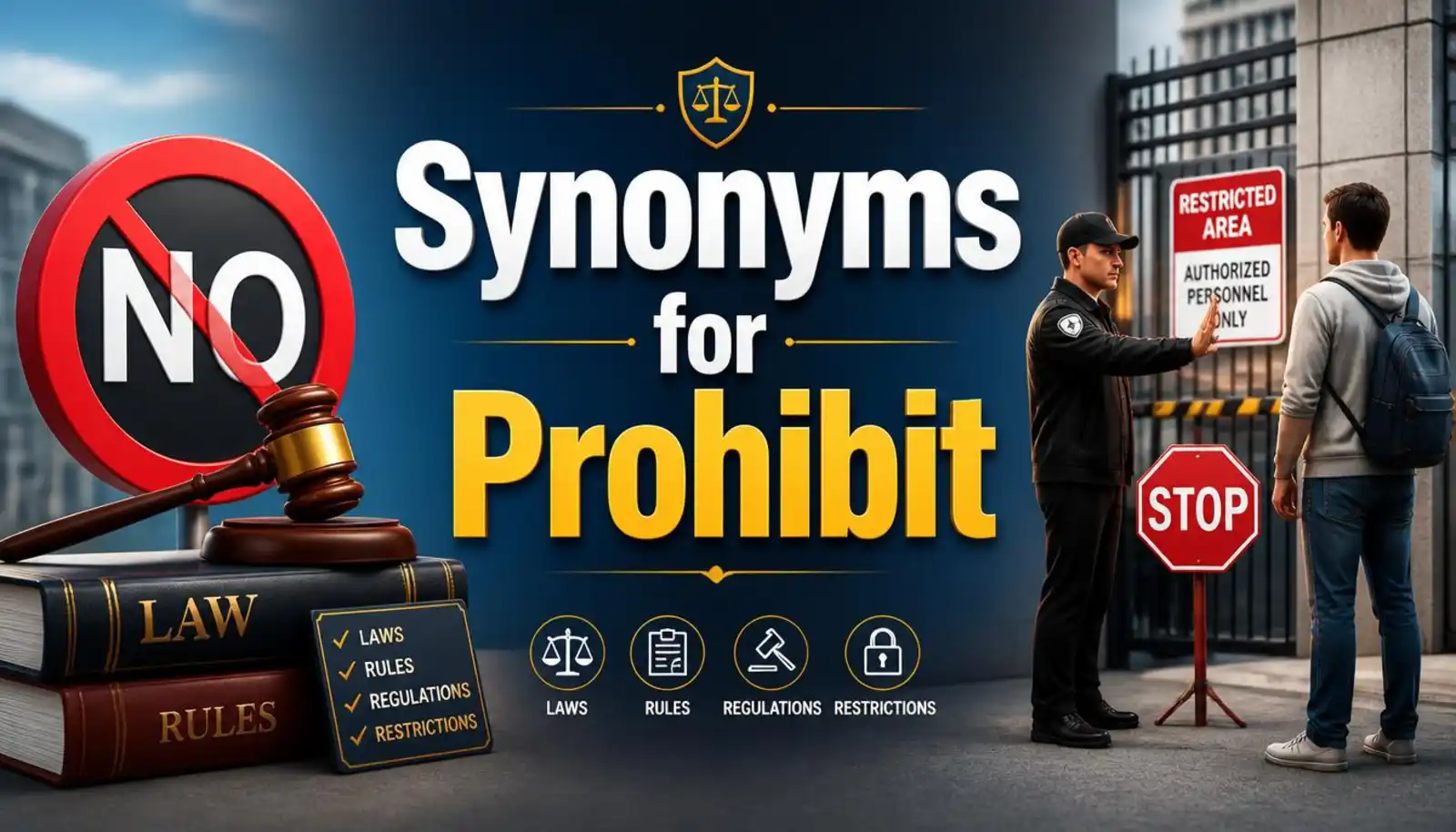 Synonyms for Prohibit