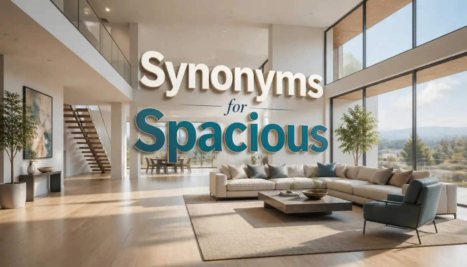 Synonyms for Spacious