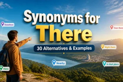 Synonyms for There