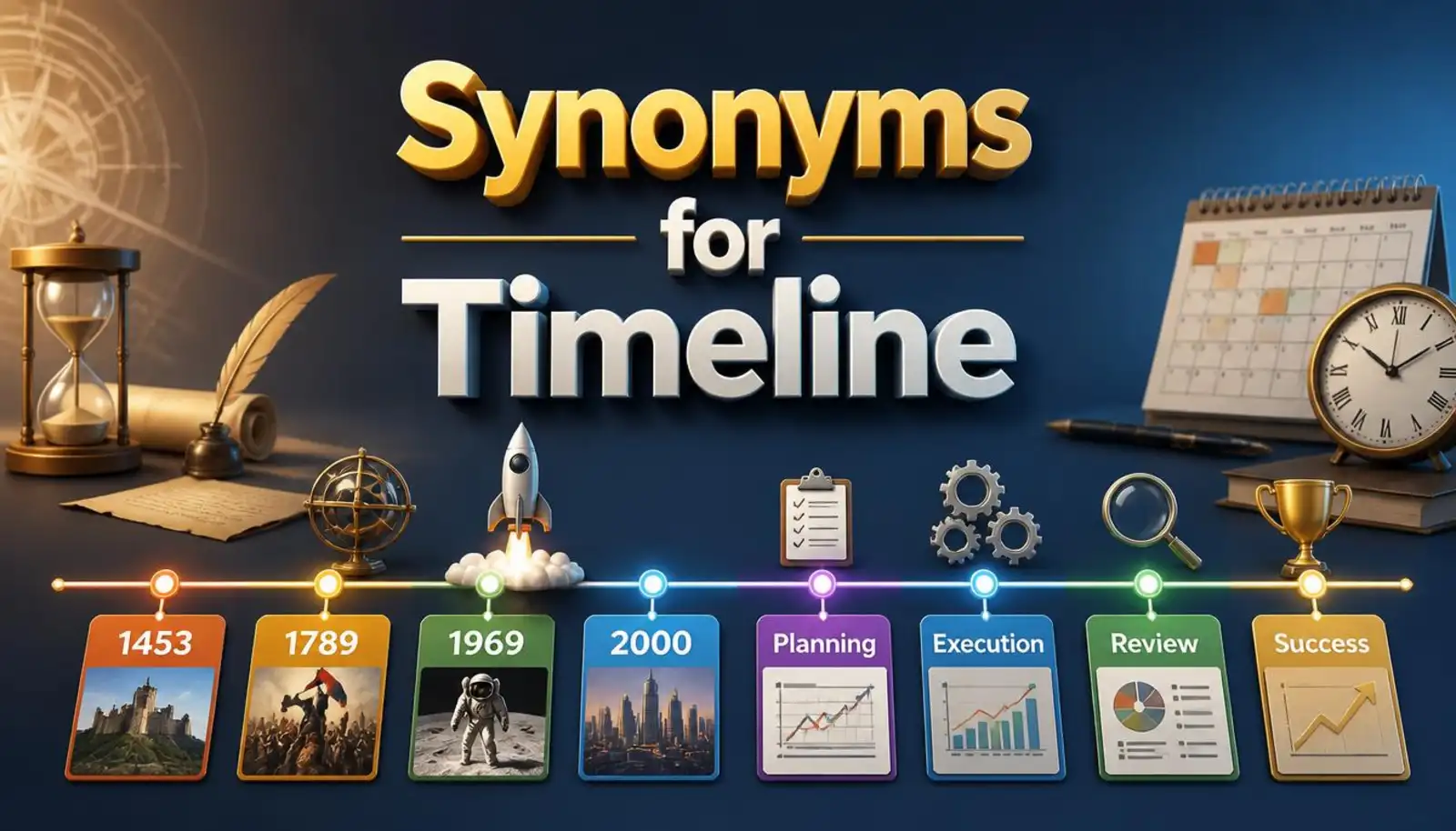 Synonyms for Timeline