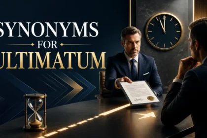 synonyms for ultimatum