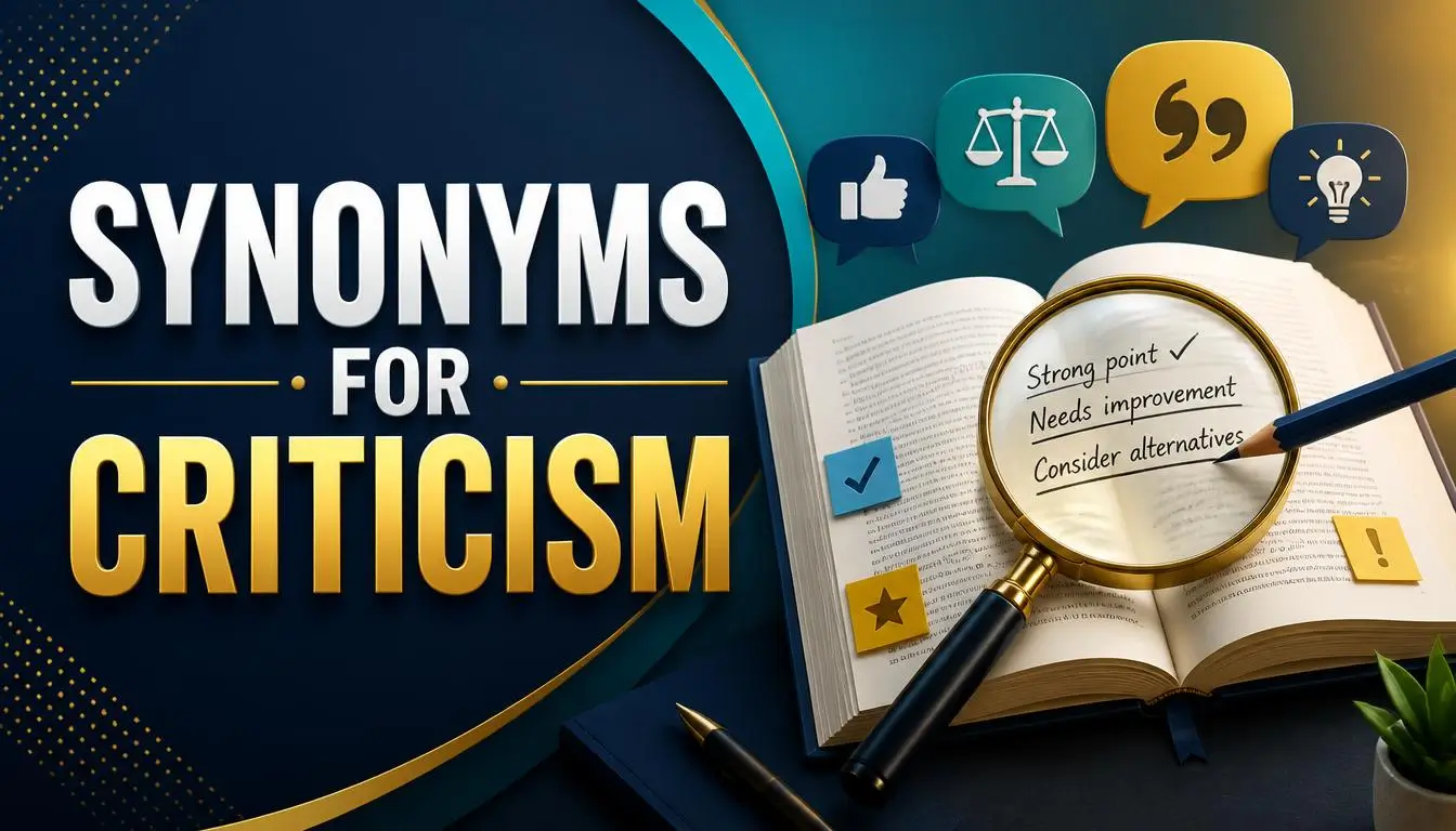 synonyms for criticism