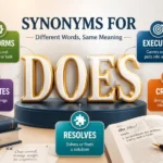Synonyms for Does