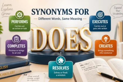 Synonyms for Does