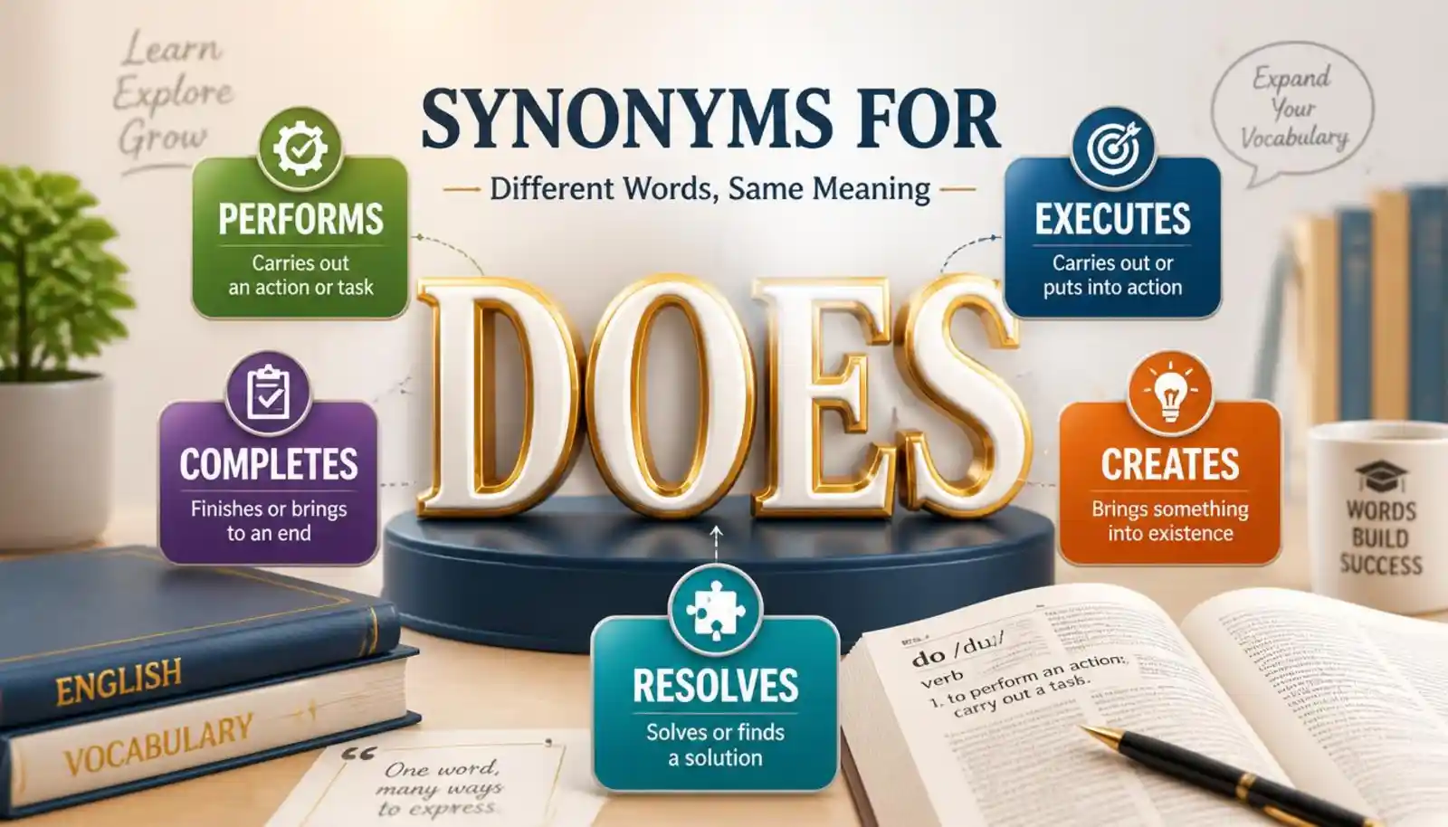 Synonyms for Does