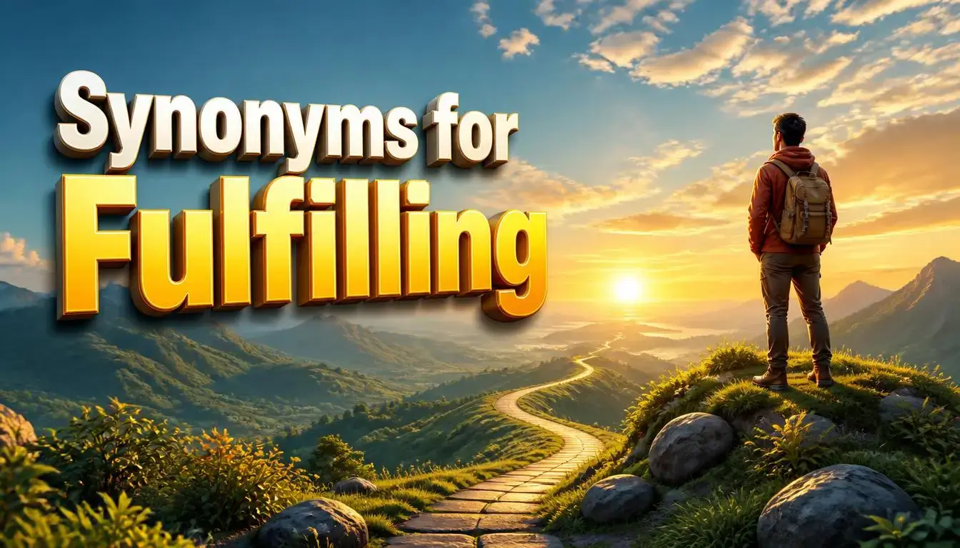 Synonyms for Fulfilling
