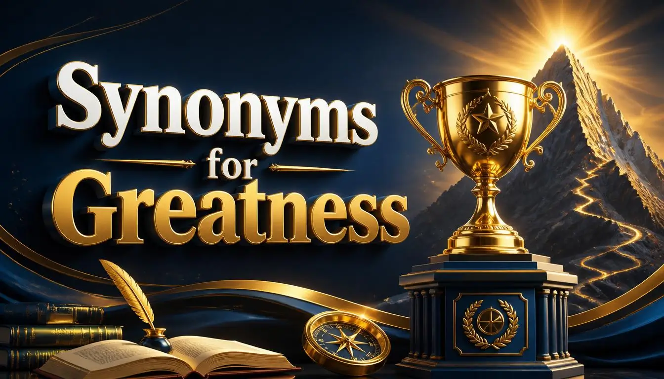 synonyms for greatness