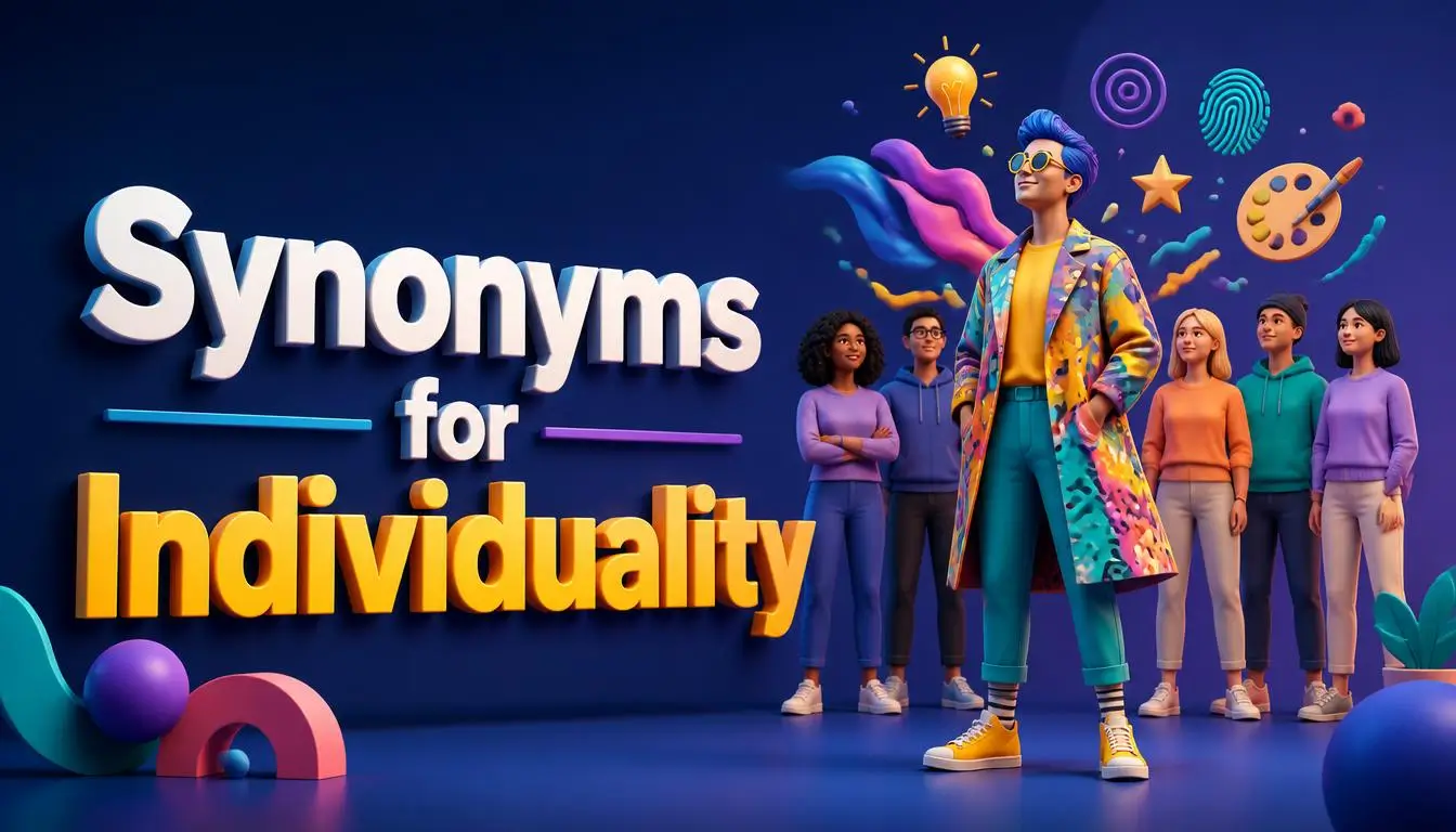 Synonyms for Individuality
