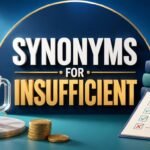 synonyms for insufficient