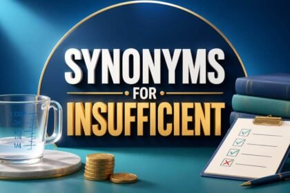 synonyms for insufficient