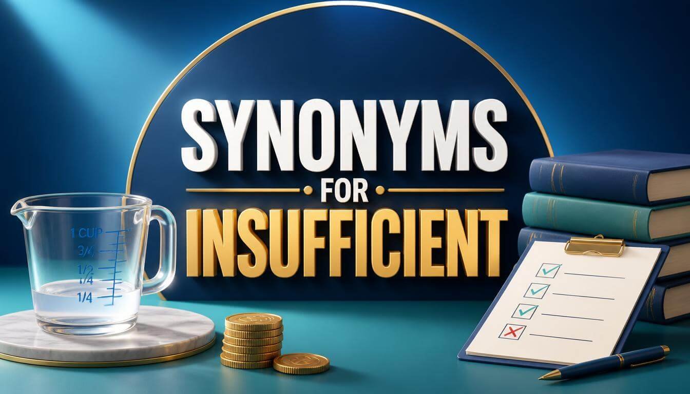synonyms for insufficient