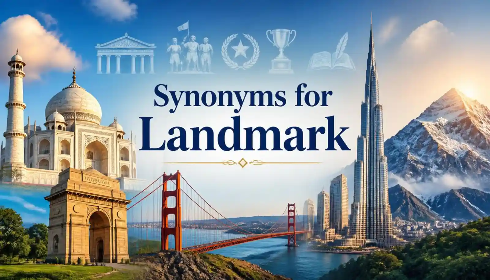 synonyms for landmark