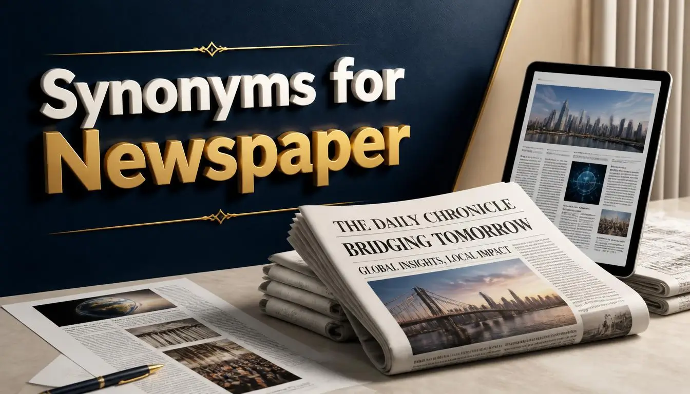 Synonyms for Newspaper