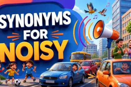Synonyms for Noisy