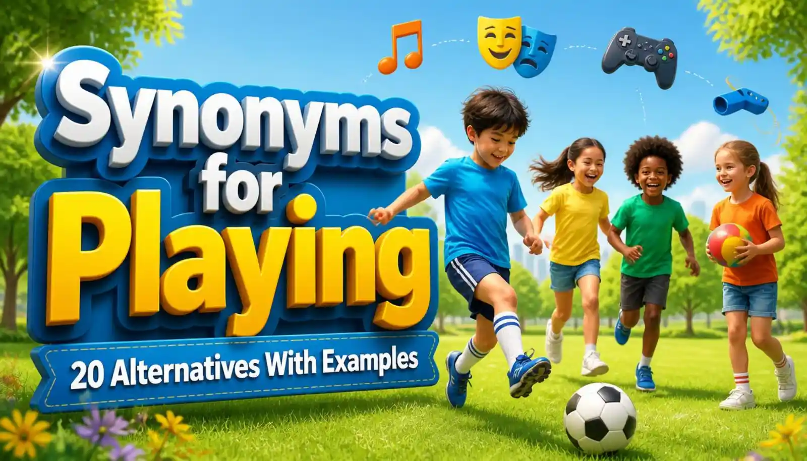 Synonyms for Playing