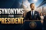 synonyms for president