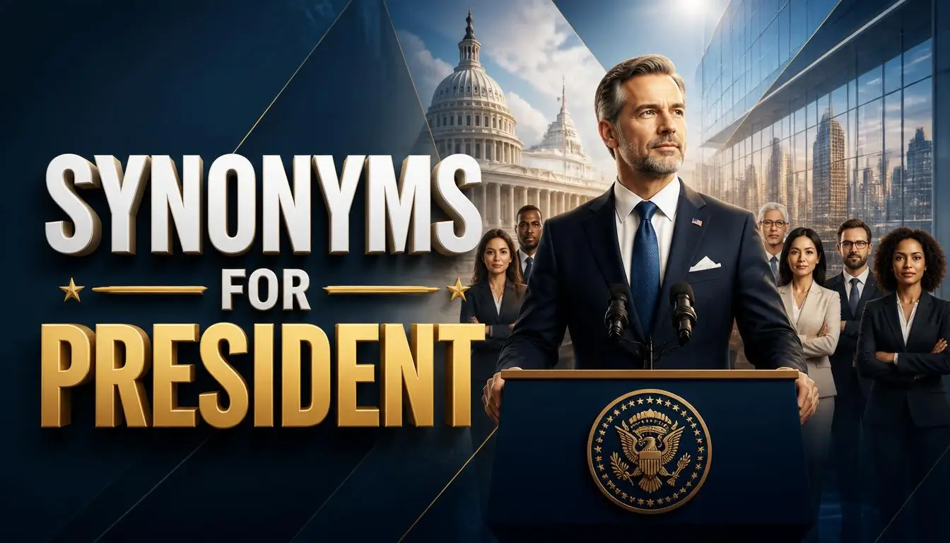 synonyms for president