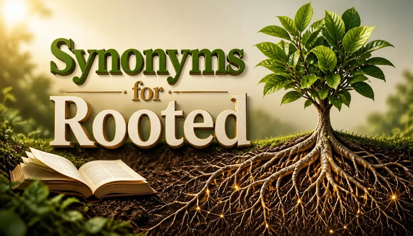 Synonyms for Rooted