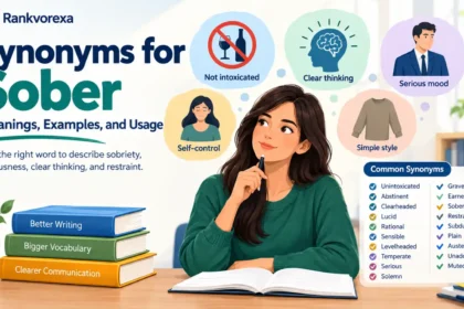 Synonyms for Sober