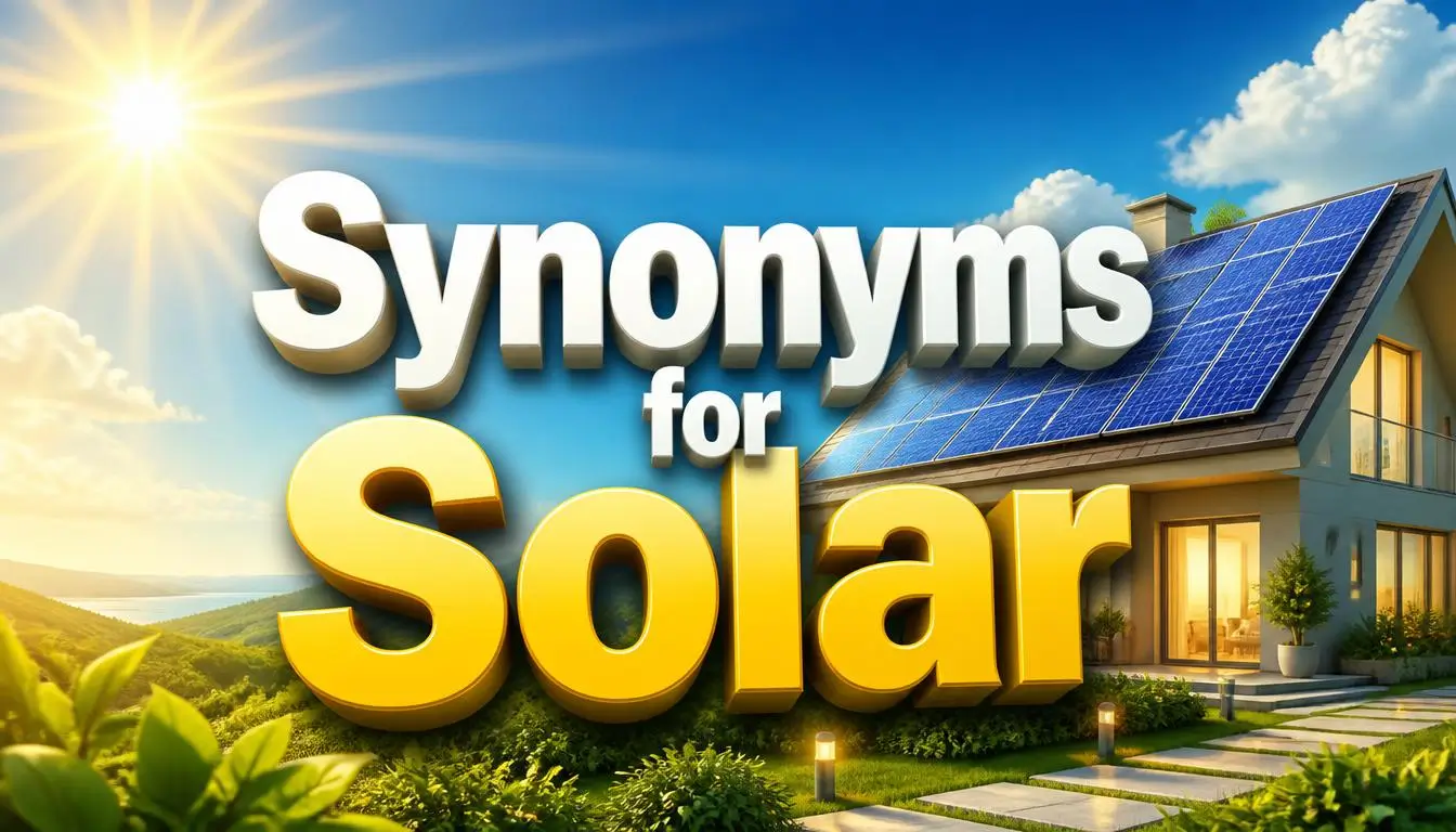 Synonyms for Solar