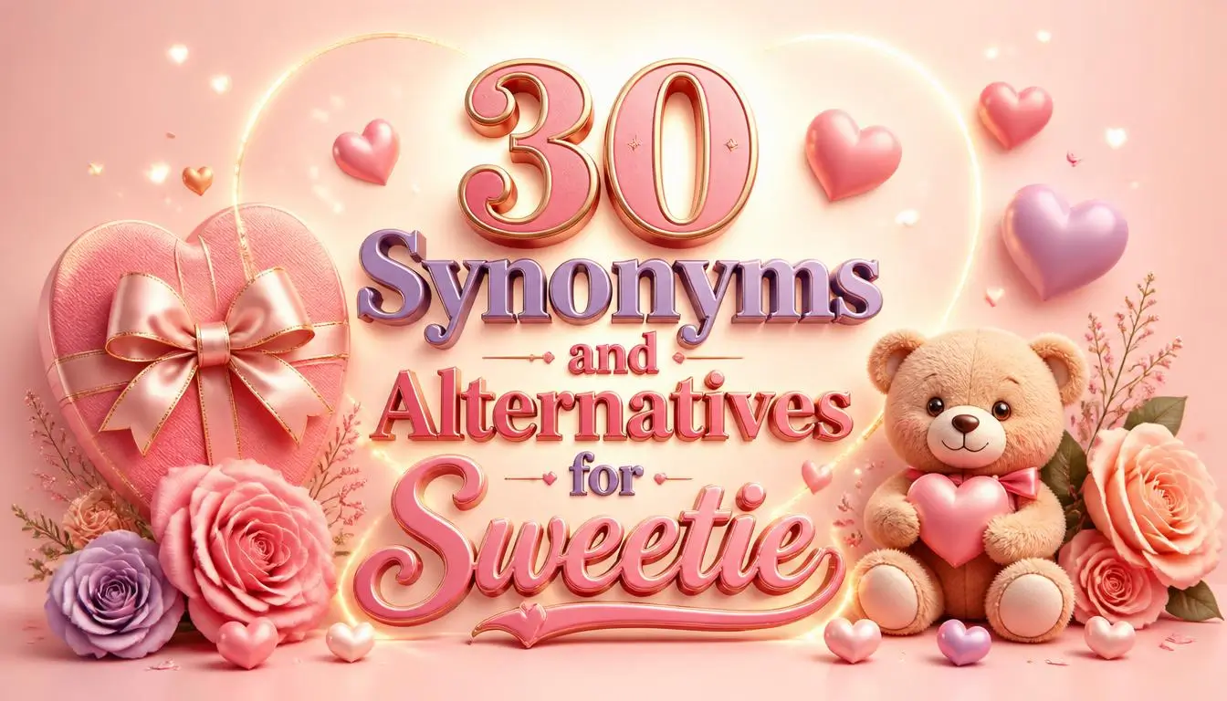 synonyms for sweetie