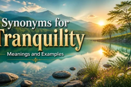 Synonyms for Tranquility