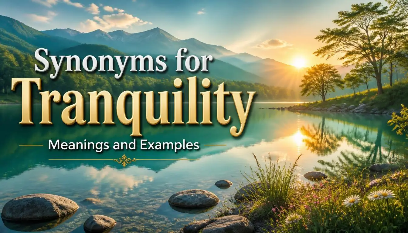 Synonyms for Tranquility