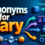 Synonyms for Vary